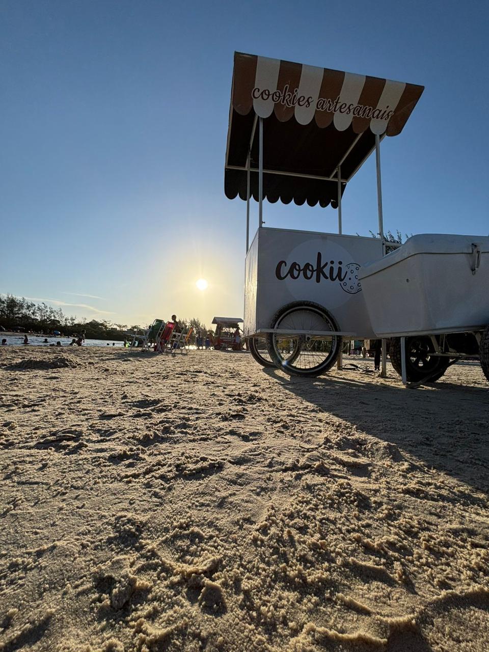 Cookies na praia
